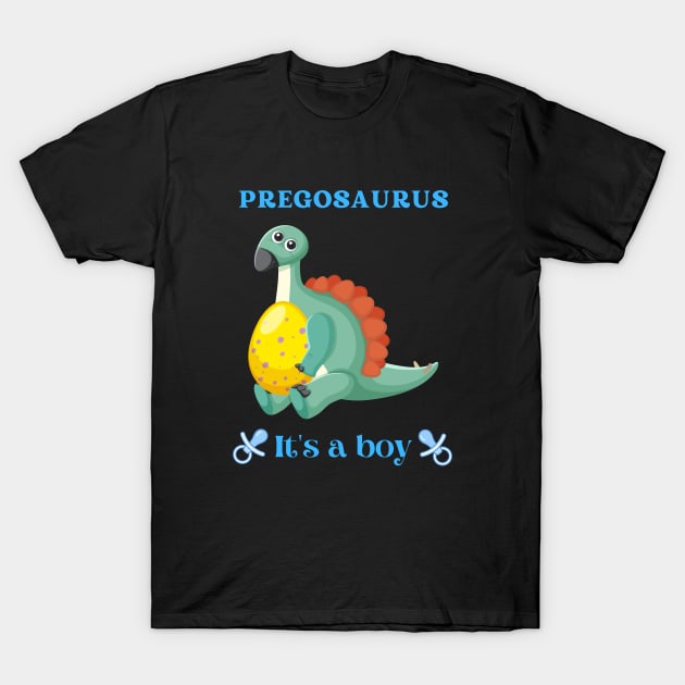 Preggosaurus cute pregnancy dinosaur for a mom to be T-Shirt by Rubi16